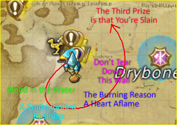 Optimal Levequest hunting route